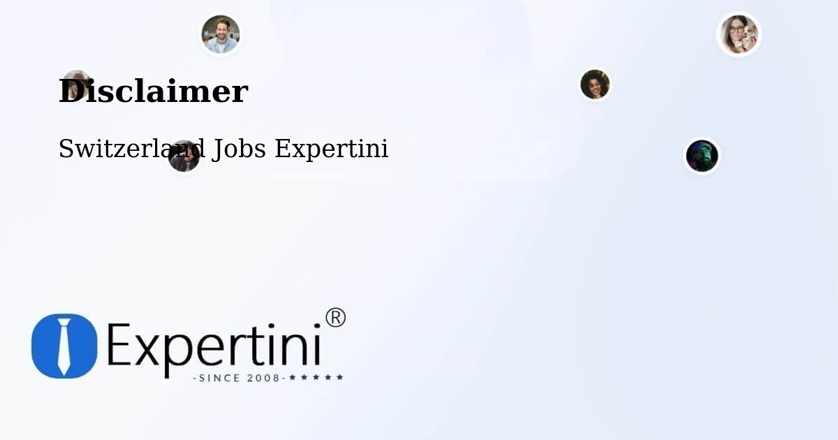 Disclaimer – Mendrisio - Switzerland Jobs Expertini